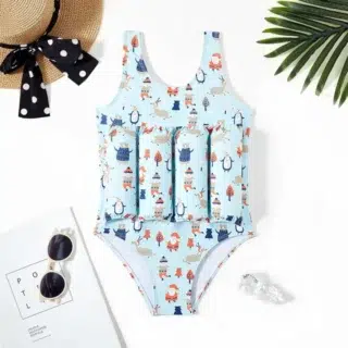 Maillot de bain bouée pour bébé fille