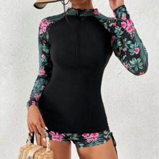 Maillot de bain deux pièces anti-uv