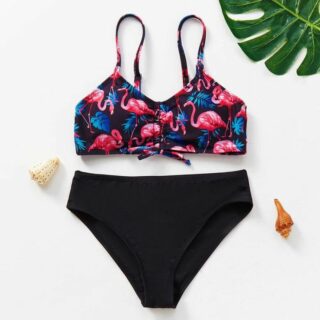 Maillot de bain deux pièces pour fille et ado culotte brassière