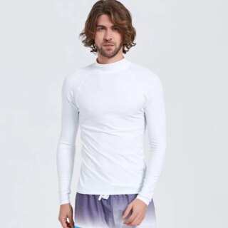 Maillot de bain anti-UV à manches longues pour homme