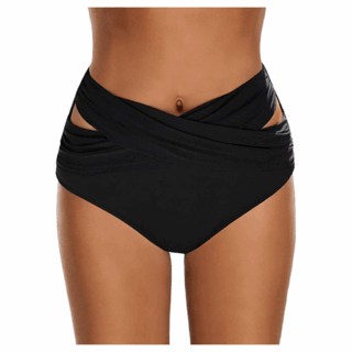Maillot de Bain Noir à Lanières