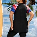Maillot de Bain Burkini Noir pour Grande Taille