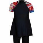 Maillot de Bain Burkini Noir pour Grande Taille