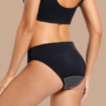 Maillot de Bain Menstruel Noir et Absorbant