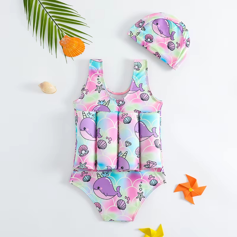 Maillot de Bain Bouée avec Motifs Marins