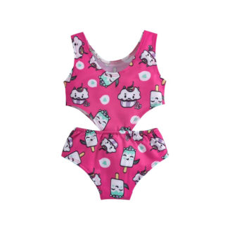 Maillot de Bain Fille Imprimé Crèmes Glacées