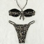 Maillot de Bain Léopard 2 Pièces