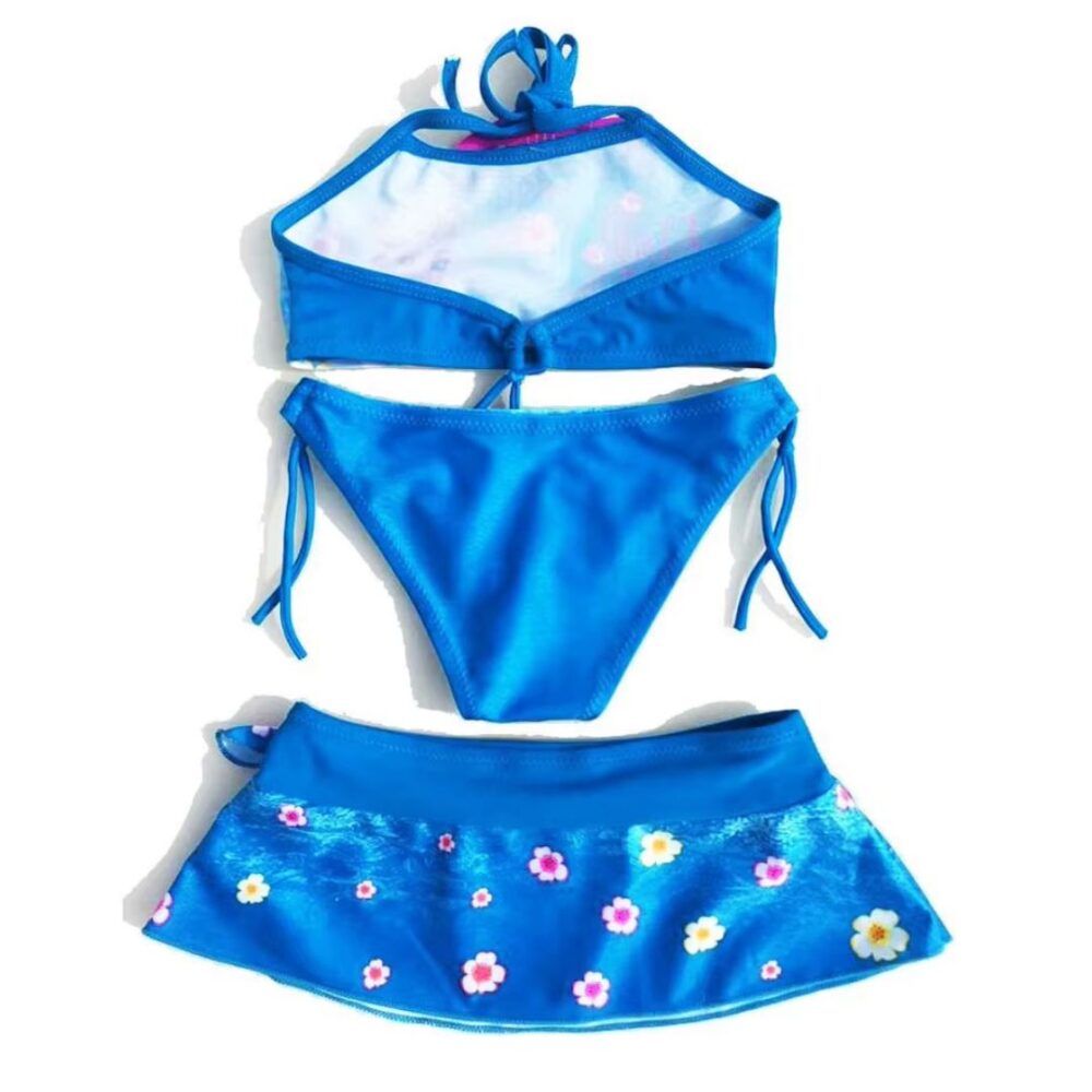 Maillot de Bain Reine des Neiges à Imprimé Floral